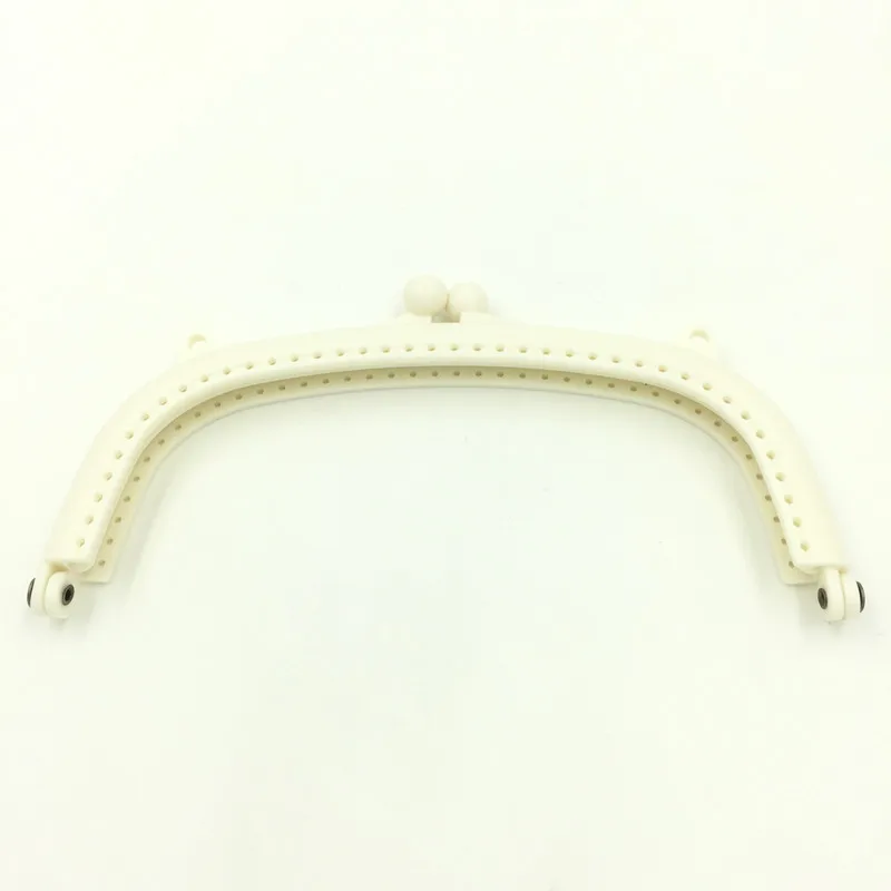 10 шт./партия бежевый пластиковый кошелек для монет дуговая рамка каркасный