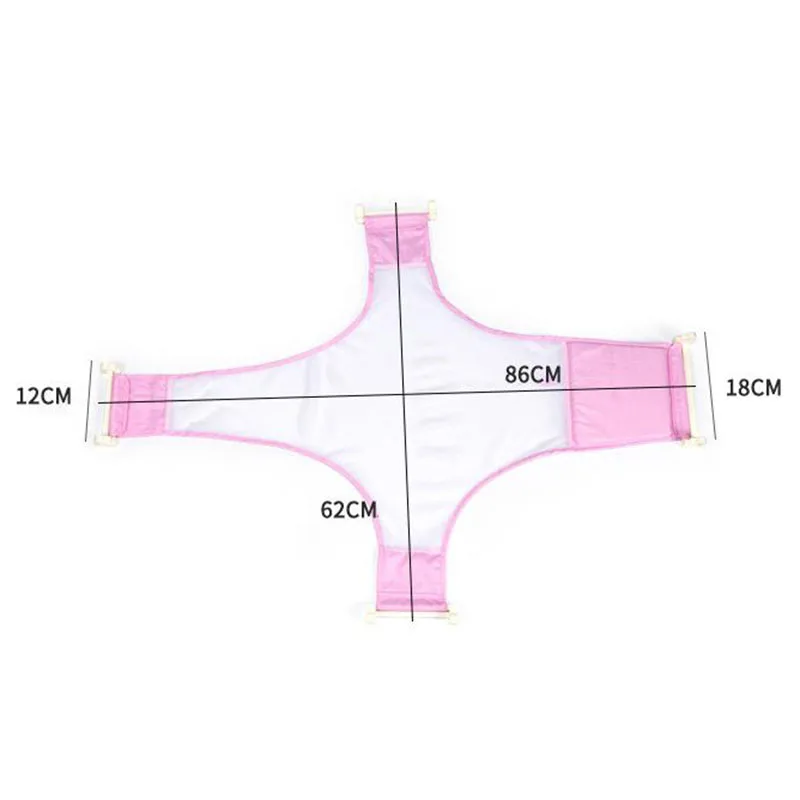 Регулируемая противоскользящая сетчатая ванна для новорожденных аксессуары YH