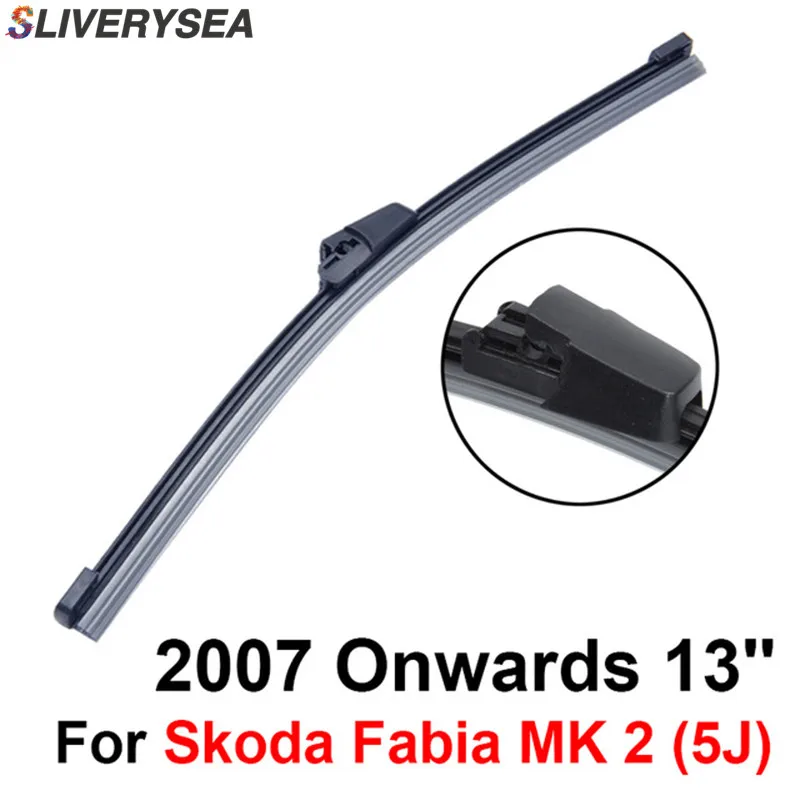 QEEPEI Задняя щетка стеклоочистителя Без Рычага для Skoda Fabia MK 2 (5J) 2007 года 13 'Ƌ