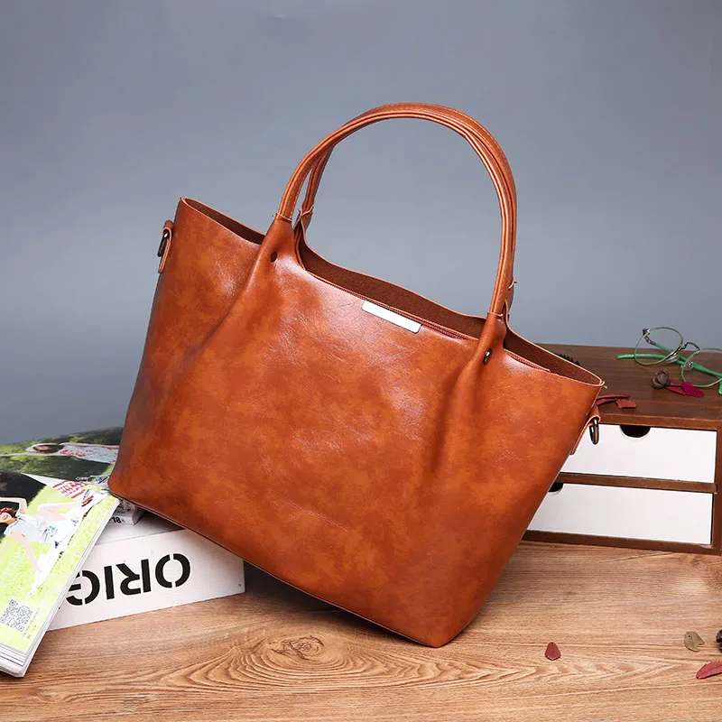 Kunzite винтажные композитные сумки для женщин Ретро стиль масло искусственная кожа