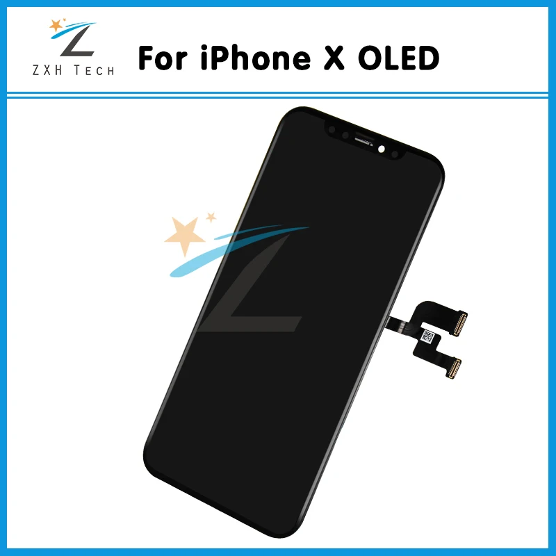 3 шт./лот 3D сенсорный экран OEM для iPhone OLED ЖК-дисплей Pantalla дигитайзер сборка замена без битых пикселей и идеального цвета