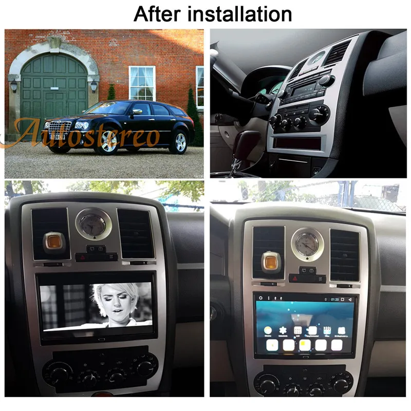 8 ядерный Android Автомобильный gps навигатор для Chrysler 300C Jeep Dodge 2004-2008 Мультимедиа Радио магнитофон головное устройство без DVD плеера
