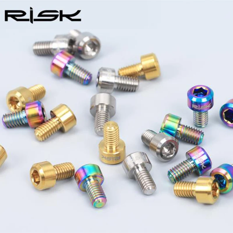 2 шт. M6x10mm ультра светильник titanium сплава винты v тормозная колодка и c Тормозной