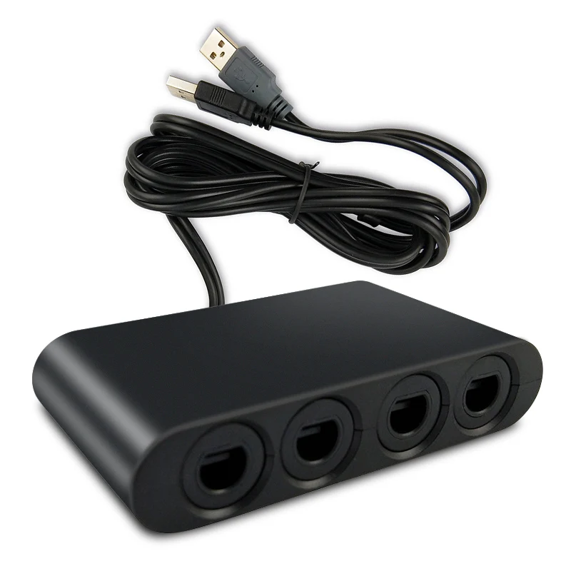 4 Интерфейс игровой контроллер нг с ручкой для WIIU конвертер 3 в 1 GC к