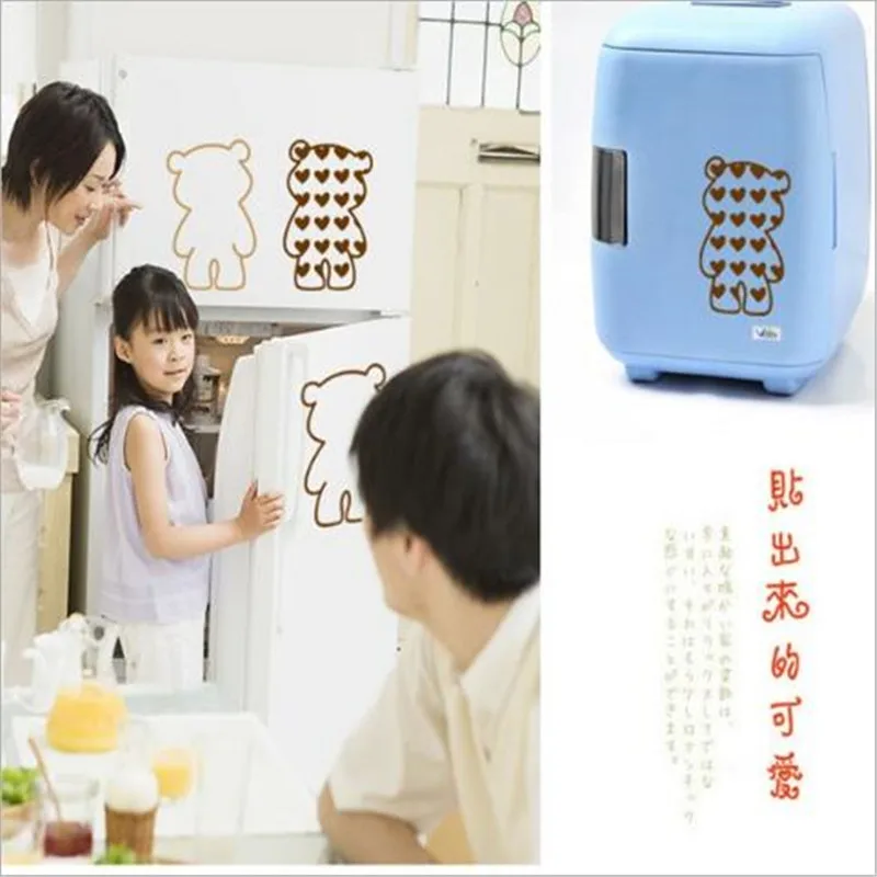 1 шт. сменные наклейки с изображением счастливого медведя кабинетный туалет