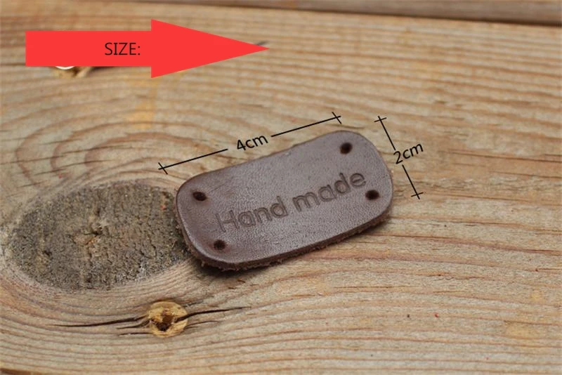 2X4 см ручной работы из натуральной кожи диск Этикетка/diy Аксессуары для рук/ручная кожаная сумка/ручной работы декоративные этикетки не ПУ/искусственная