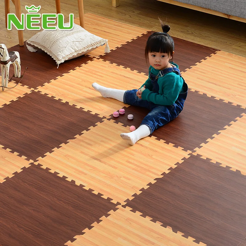 Neeu 60*60*1 см Разделение совместных дети играют Коврики головоломки экологический