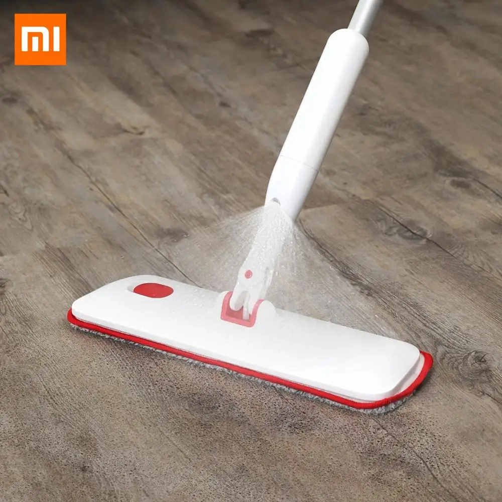 Mijia YIJIE 2 In 1 Flat Spray Floor Mop 360° Universal Rotating Home Cleaning Tools Microfiber Cloth 270ml Water Sweeper | Дом и сад