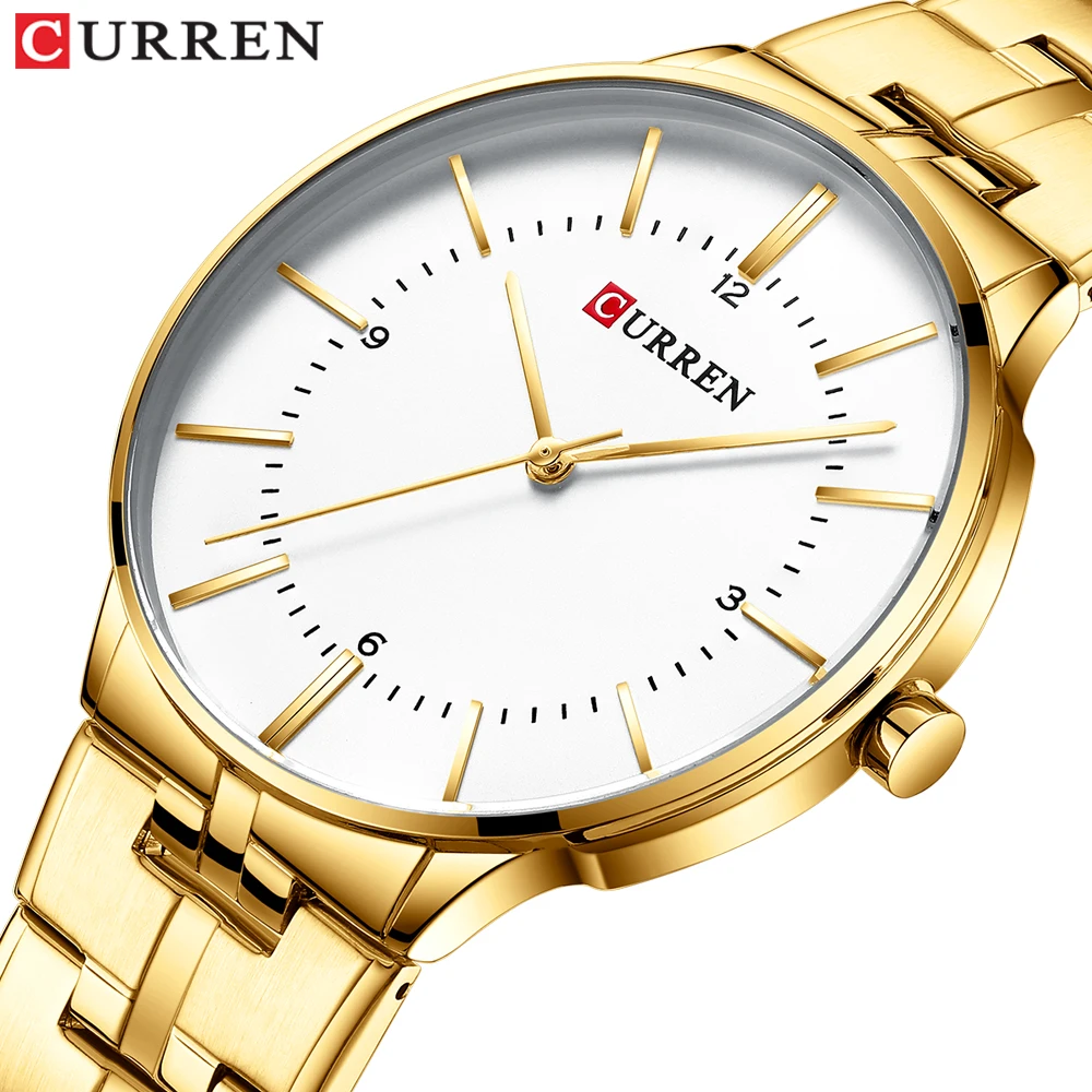 

Luxury Brand CURREN 2019 Simple Fashion Quartz Watch Men's Classical Casual Dress Stainless Steel Watches Male Gift Dropshipping