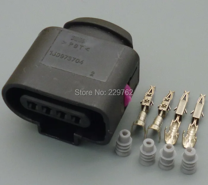 Shhworld Sea 100 комплектов катушка зажигания автомобиля 4 Pin 1 5 мм 1J0973704 Женский Разъем