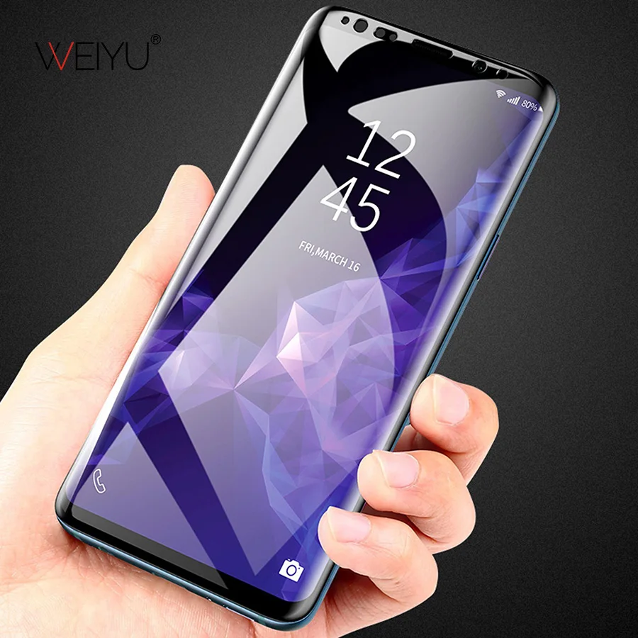 WEIYU полный Экран PET Материал (не закаленное Стекло) Защитная пленка для samsung Galaxy S8 S9