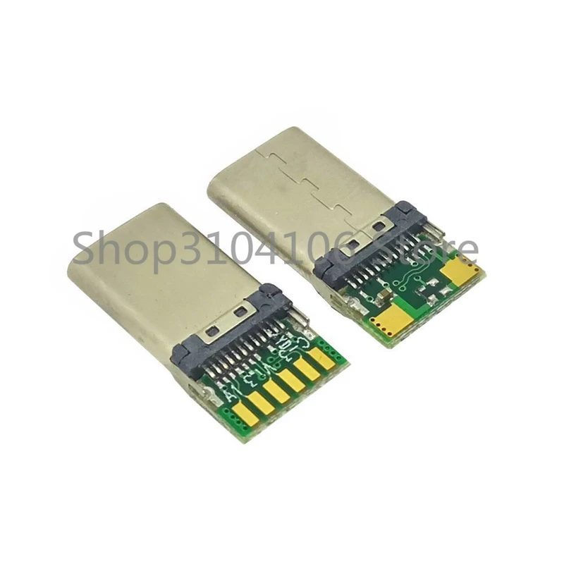 Сделай сам 24pin USB 3 1 Тип C штекер и гнездо разъем типа SMT с печатной платой|plug type|usb