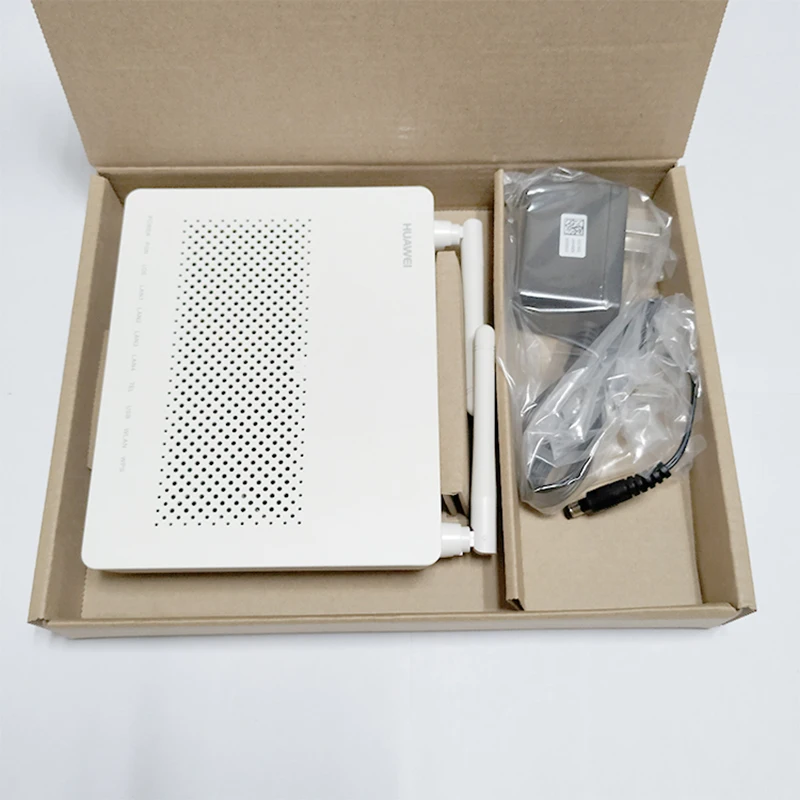 Бесплатная доставка оригинальный HG8546M Gpon ONU с 4FE + Voice WIFI USB-порт английское