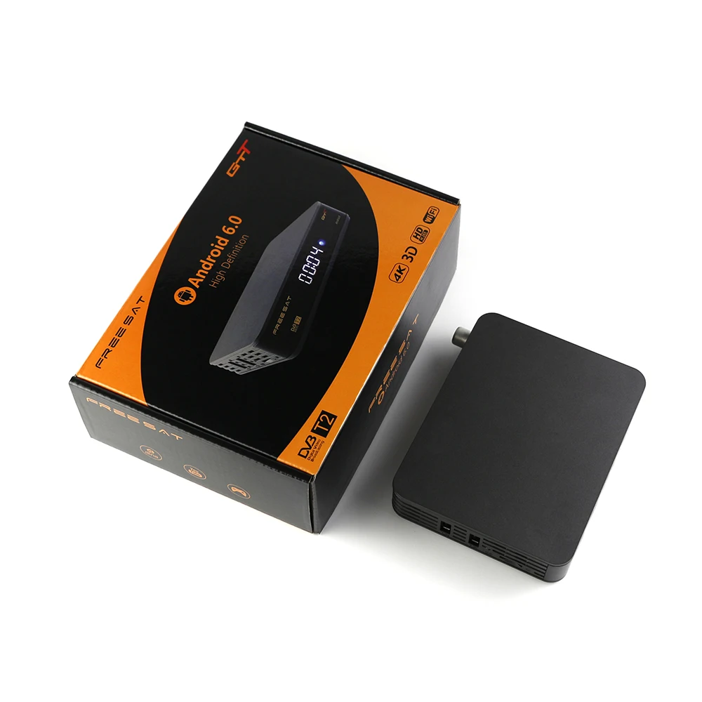 Freesat GTT Android 6,0 ТВ декодер HD S905D 1gbram 8gbrom DVB-T/T2/кабель HD цифровой кабель HD телевидение dvb DVB-C кабельный приемник