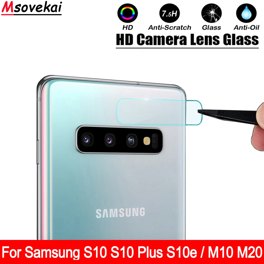 Закаленное стекло для SAMSUNG Galaxy S10 Plus S10e M10 M20 объектив задней камеры Защитная
