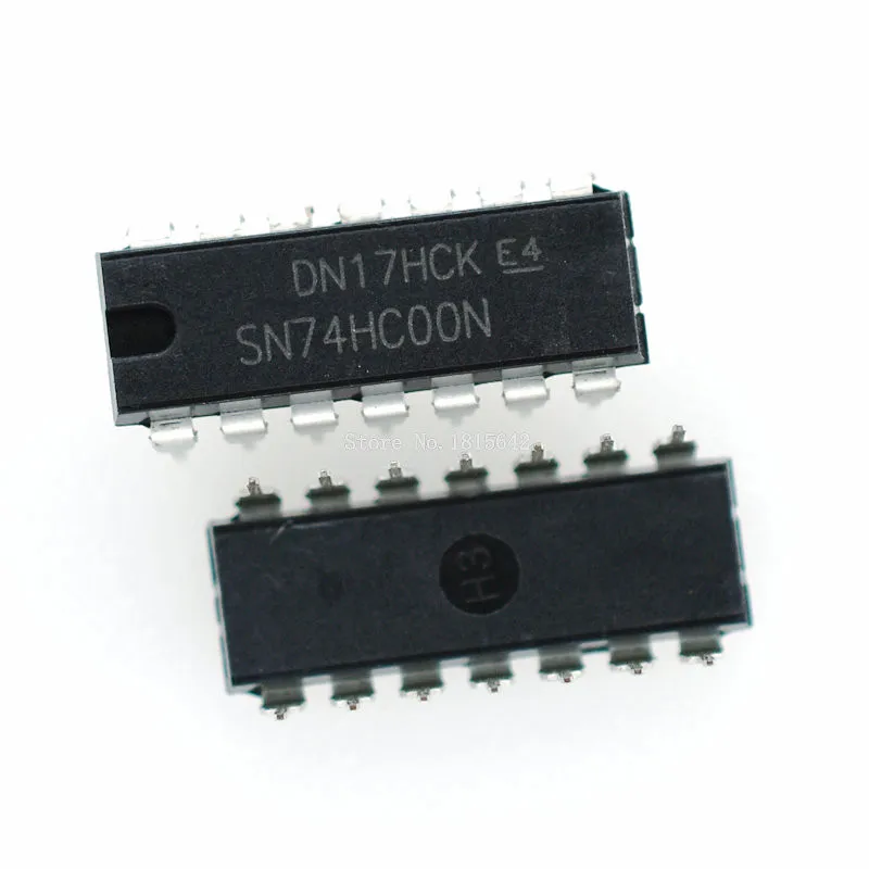 10 шт./лот SN74HC00N DIP14 SN74HC00 DIP 74HC00N 74HC00 14 Новая интегральная схема|Интегральные схемы| |