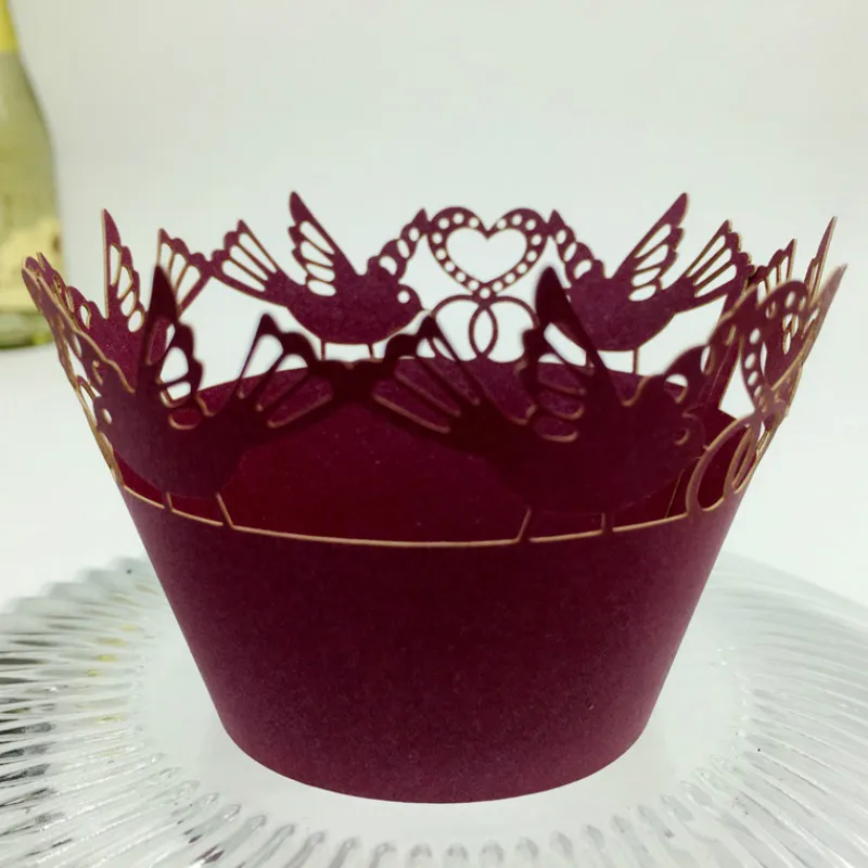 Для края торта Бумага упаковка 100 шт./компл. Свадебная вечеринка праздничный торт