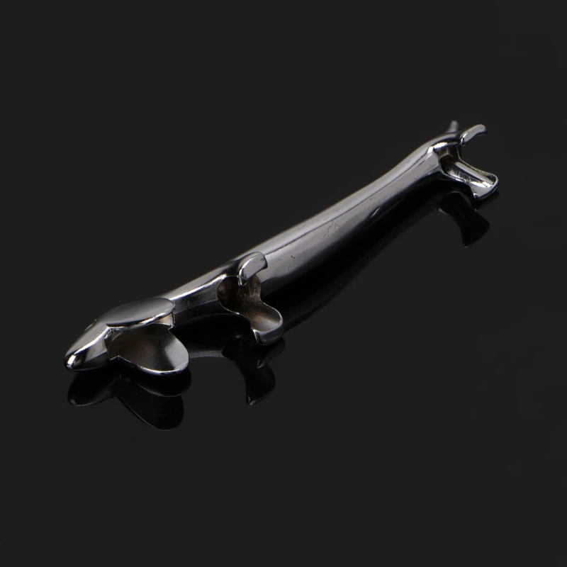 

Lovely Little Dog Chopsticks Holder Rest Metal Craft Stainless Steel Decoration