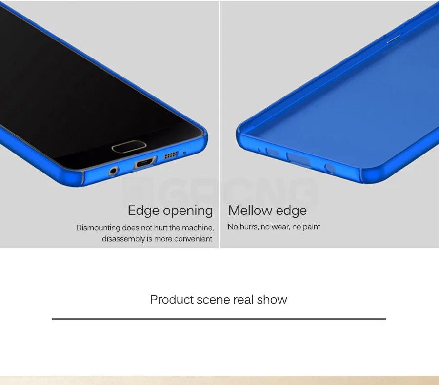 Полное покрытие матовый чехол для samsung Galaxy A3 A5 A7 J3 J5 J7 ПК Жесткий Чехол для samsung Galaxy S6 S7 S8 Edge Plus Note 8