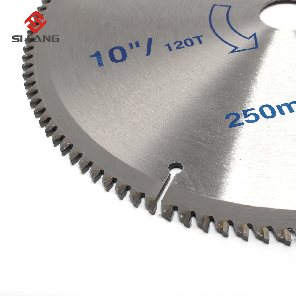 

10 Inch 40 60 80 100 120Teeth Circular Saw Blade Woodworking Cutting Blade High Quality