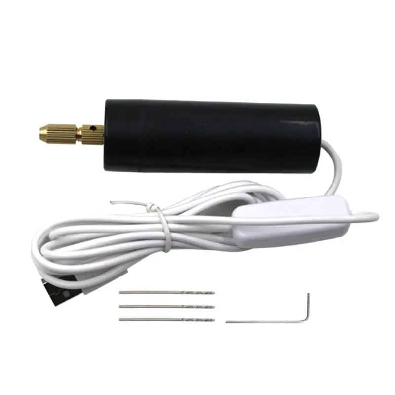 Портативная миниатюрная электрическая ручная дрель с микро USB маленькие