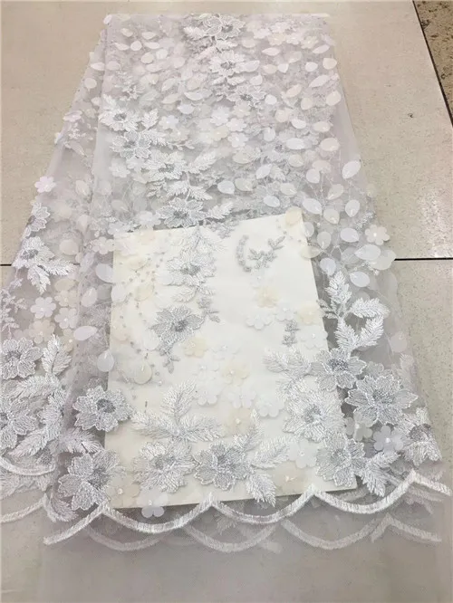 AF42 Free shipping (5yards/pc) black African French net lace fabric fashion appliqued tulle for making party dress | Дом и сад
