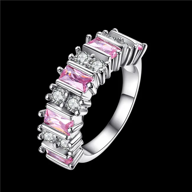 Модный дизайн 2016 кольцо серебряного цвета с цирконом красивые изящные ювелирные