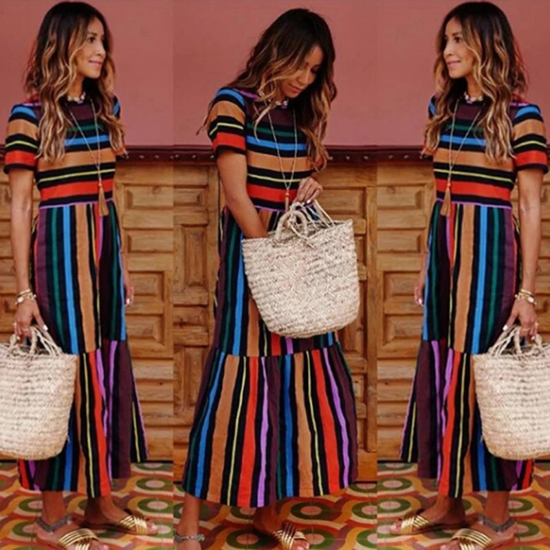 Женское платье 2019 летнее пляжное без рукавов сексуальное вечернее с v-образным