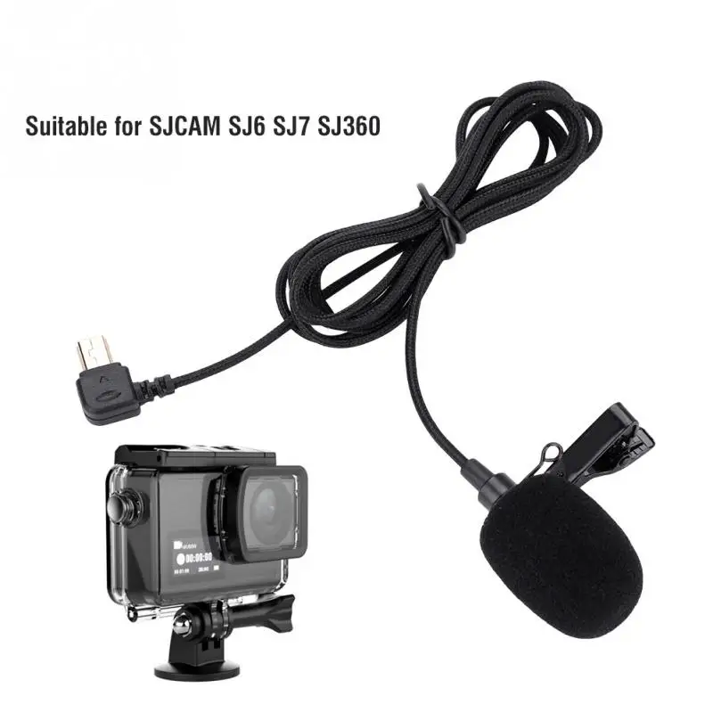 1,5 m портативный микрофон для SJCAM SJ6 SJ7 SJ360 Экшн-камера
