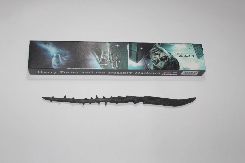 

Бесплатная доставка, оптовая продажа, волшебная палочка Гарри Потре, черная палочка 35 см, несветящаяся волшебная палочка
