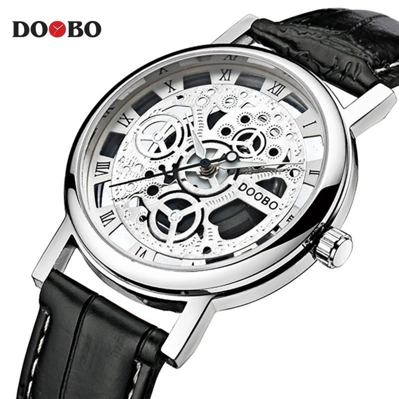 

New DOOBO Top Brand Luxury Mens Watches Male Clocks Date Sport Military Clock Leather Strap Quartz Business Men Watch Gift Hours