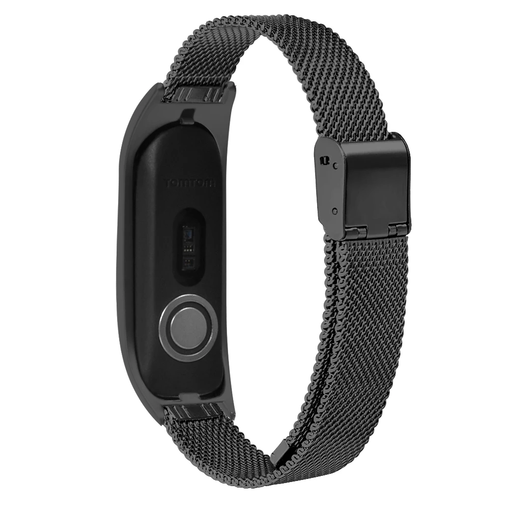 AKBNSTED Миланская Петля из нержавеющей стали сменный ремешок для Tomtom сенсорные часы ремешок металлический браслет аксессуары