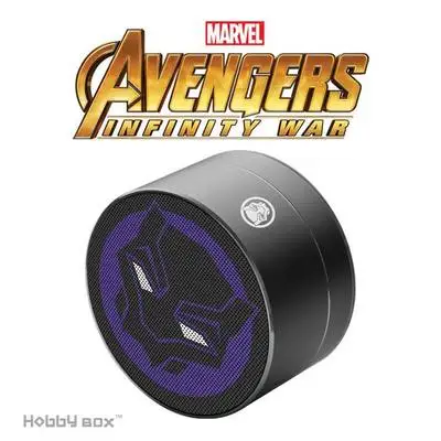 Panther MARVEL/Marvel Bluetooth динамик Железный человек Американский капитан автомобиль бас компьютерная карта портативный динамик - Цвет: Panther
