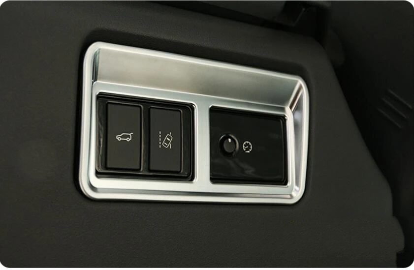 Для JAGUAR F Ритмо X761 2016 2017 авто Stying Accessori Interni ABS posteriore tronco ворота Interruttore Decorativa