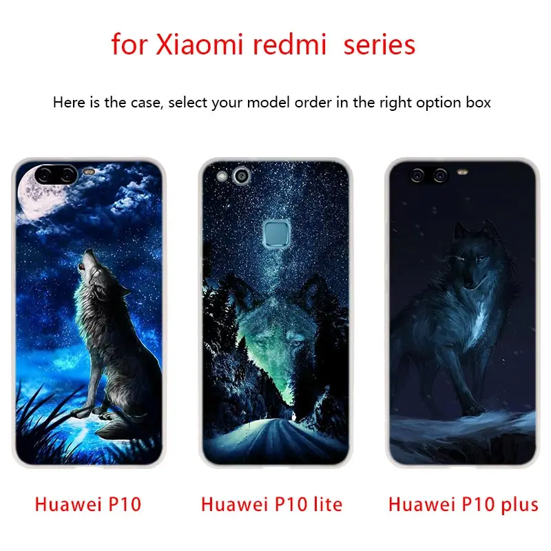 Чехол для телефона из ТПУ с изображением злого волка мягкие чехлы Huawei P40 P30 P20 Pro P10