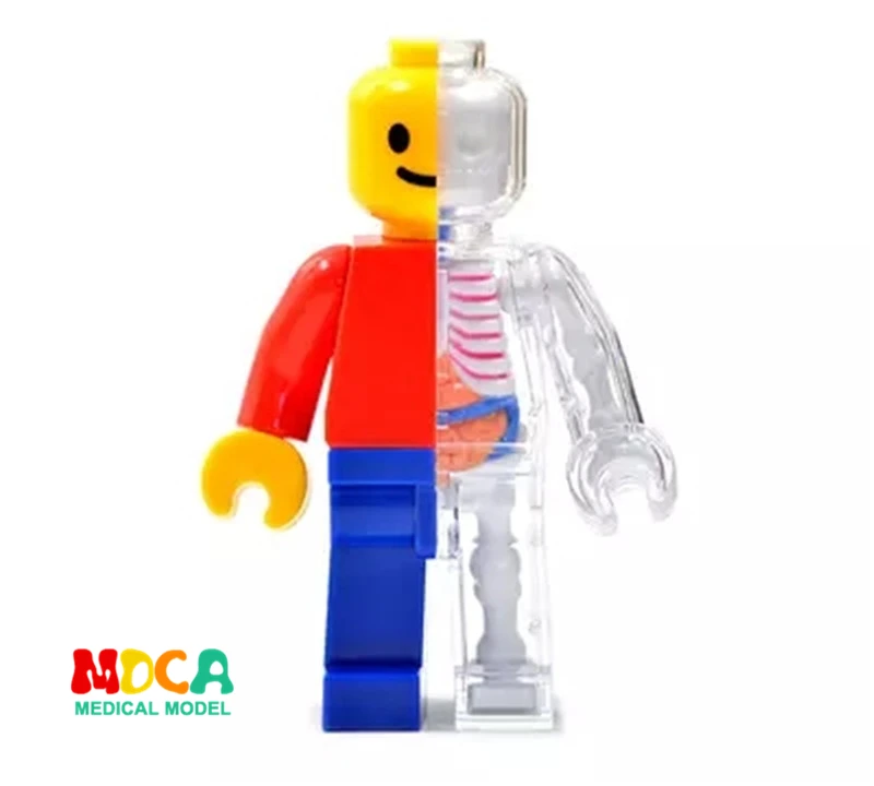 Классический Кирпич человек 4d мастер головоломка сборка игрушка перспективная