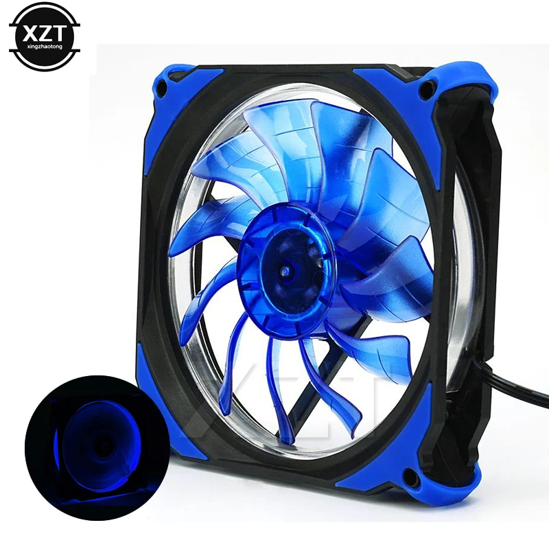 1PCS LED Silent Fan Original Eclipse For PC Computer Chassis Case Heatsink Cooler Cooling DC 12V 4PIN 3PIN 45CFM | Компьютеры и офис