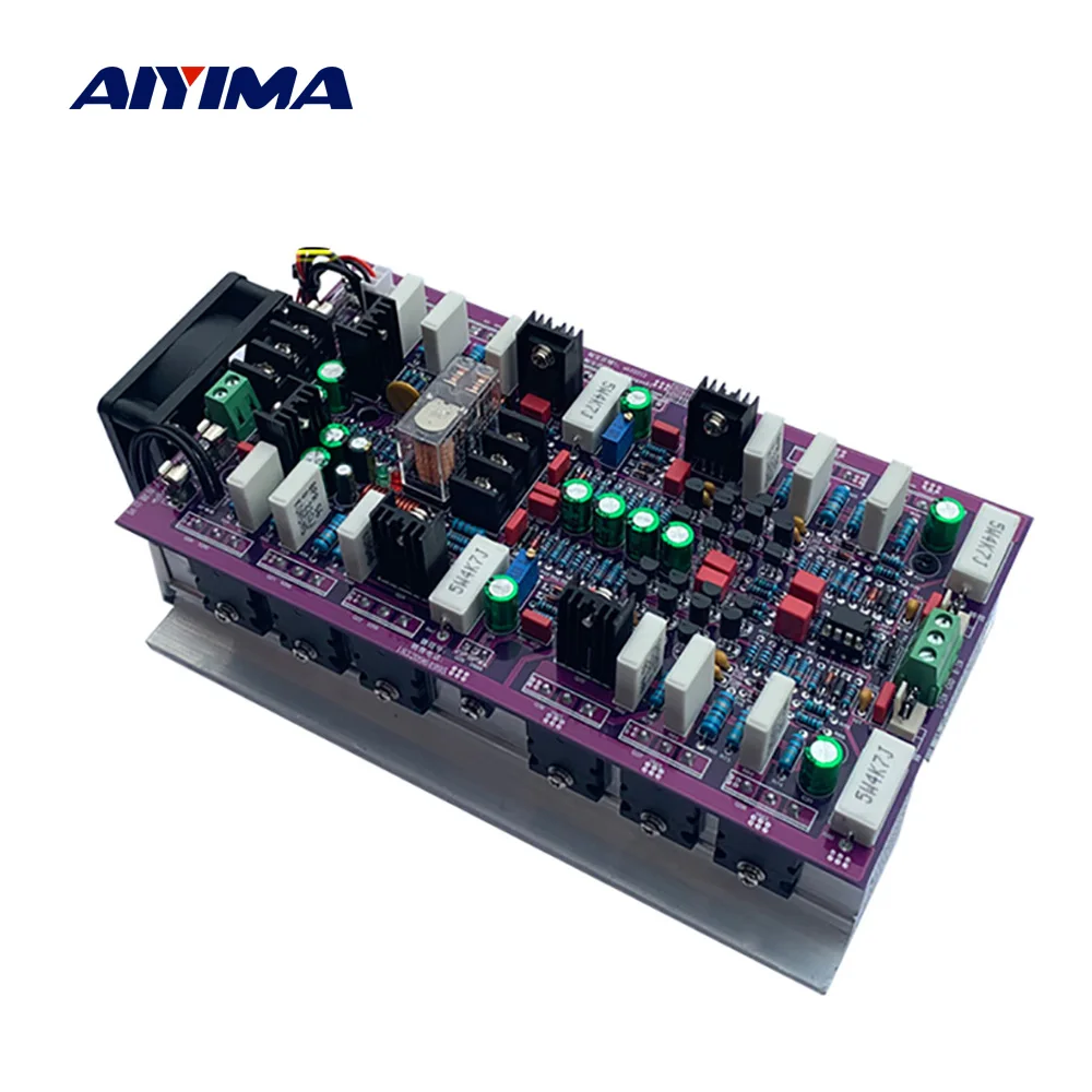 Усилитель AIYIMA Hi Fi для динамиков 2 0 класса AB стерео усилитель мощности звуковая