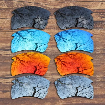 4 Pairs Polarized ToughAsNails поляризованные Сменные линзы для солнцезащитных очков Оукли Flak 2,0 XL(только линзы)-несколько вариантов - Цвет линз: 4 Pairs Polarized