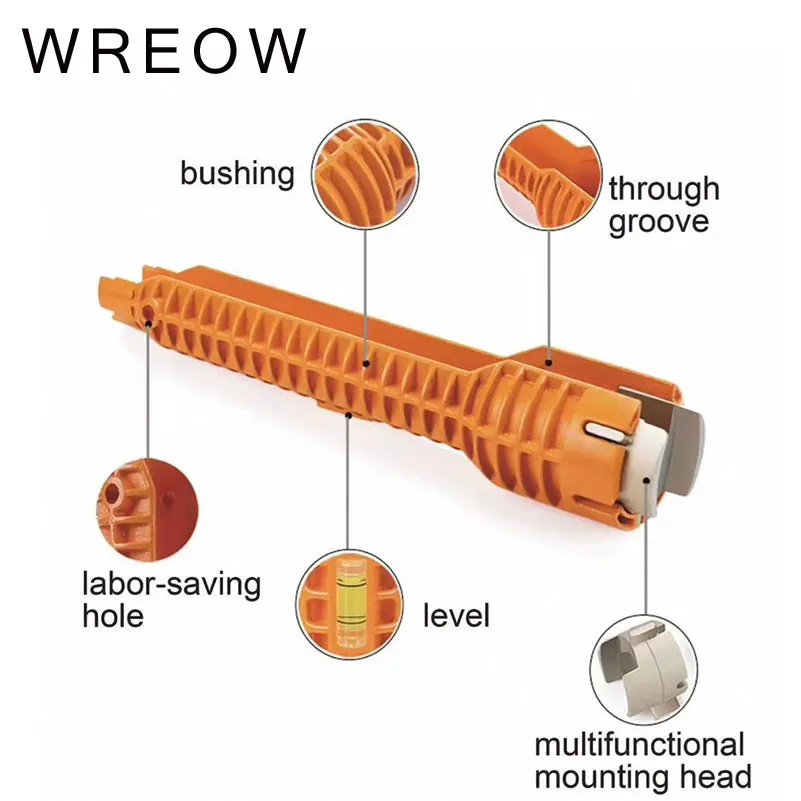 WEROW многофункциональный кран с одной головкой установщик раковины гаечный ключ
