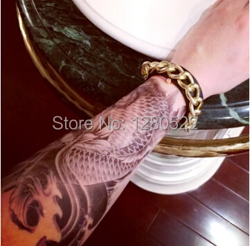 3 шт./лот 21*14 см большая рыба дизайн руки ноги большой 3D влагостойкие временные