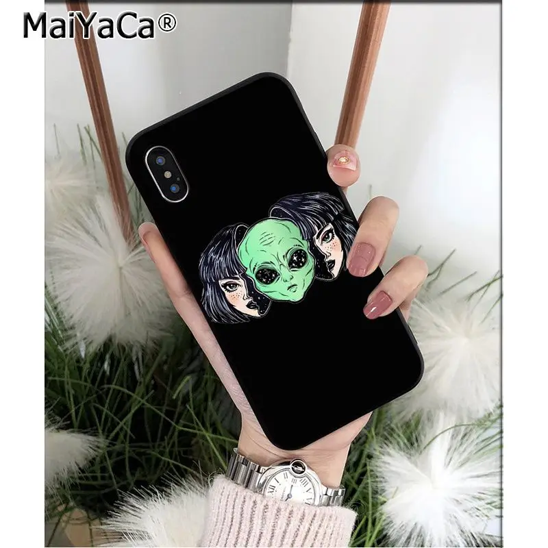 MaiYaCa Alien Believe UFO ET высококачественный чехол для телефона iPhone X XS MAX 6 6S 7 7plus 8 8Plus 5 5S XR