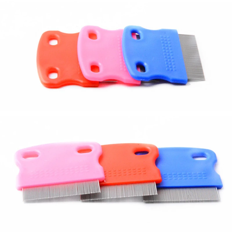 Гребень для шерсти домашних животных кошек собак щенков уход за шерстью стальной