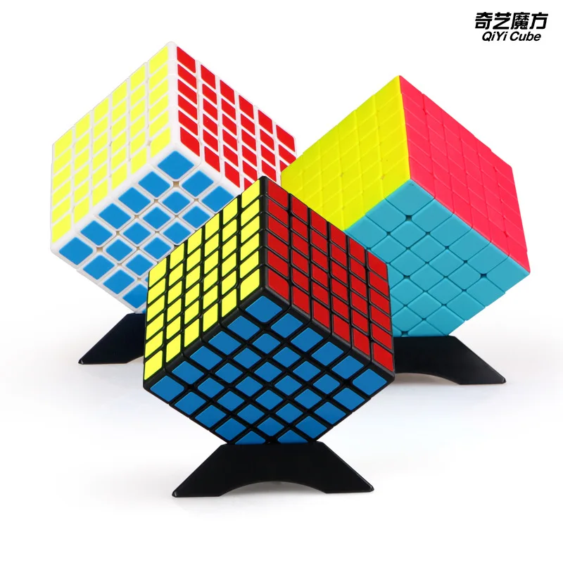 

Qiyi Qifan 6x6 Qifan S Magic Puzzle Cube Stickerless 6x6x6 Black Speed Cube Original Cube From Qiyi Educational Toys