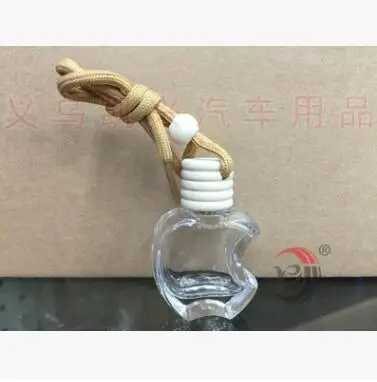 10 шт./лот автомобильные подвеска в виде бутылочки парфюма стеклянный форме