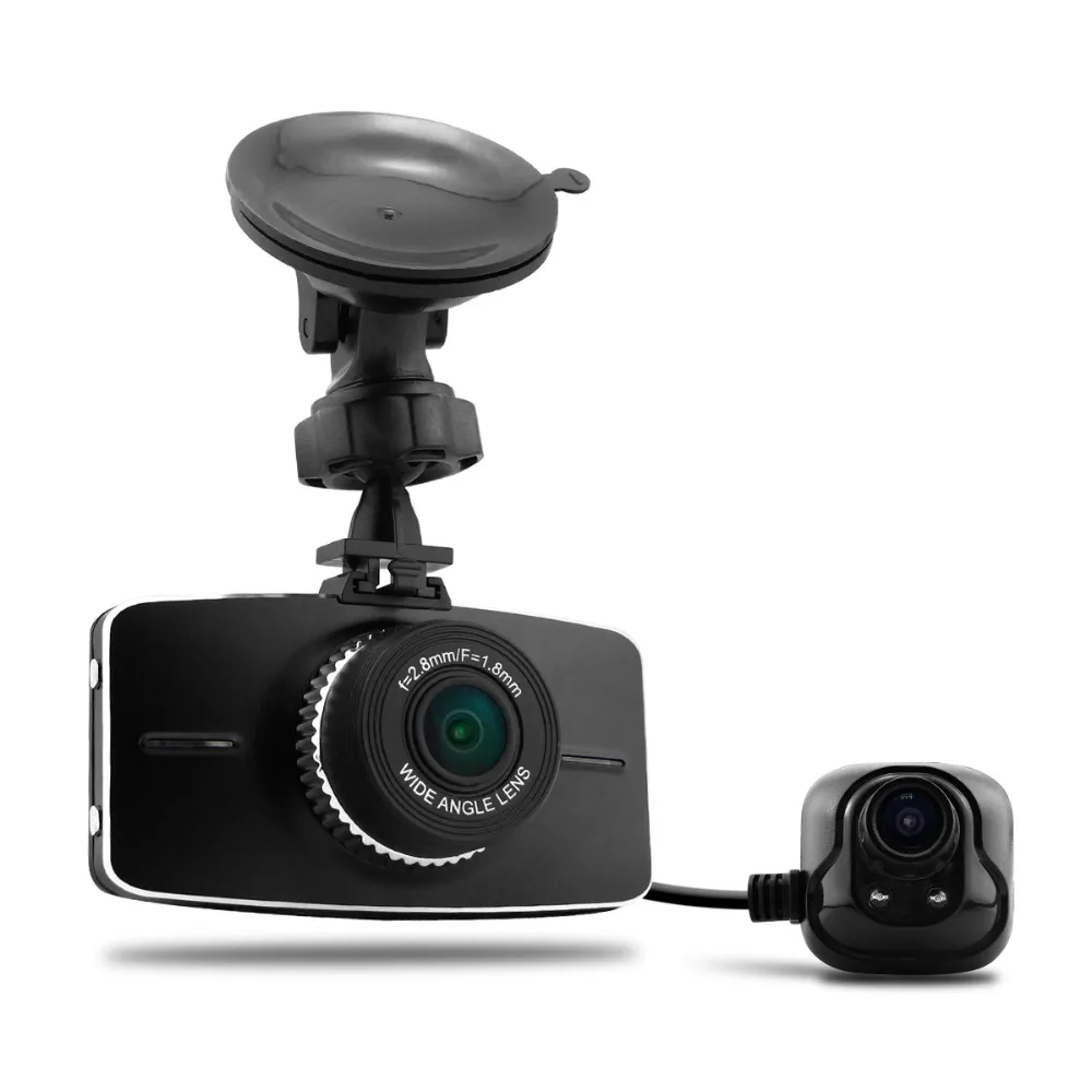 G5WD Двойной объектив Видеорегистраторы для автомобилей Ambarella A7LA70 Full HD 1080p 30fps H.264 g