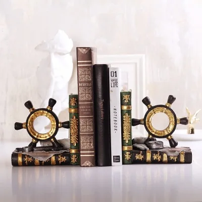 C Скандинавская полимерная книга подставка креативная ретро-книга Квадратные Украшения винтажный держатель книги украшение для дома гостиной настольные ремесла подарки - Цвет: C