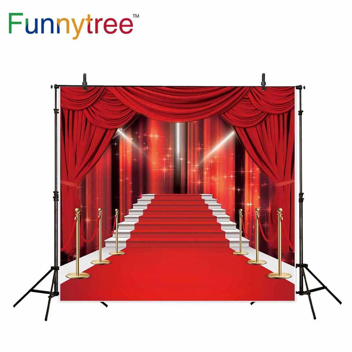 Фотофон Funnytree для фотостудии вечеринки на красной дорожке лестницы день рождения