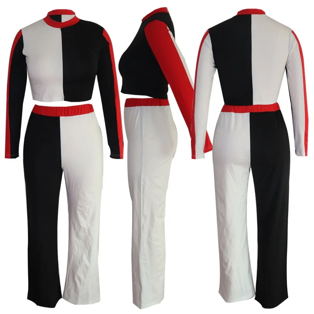 2019 Новые африканские Модные топы с длинными рукавами и свободные штаны 2