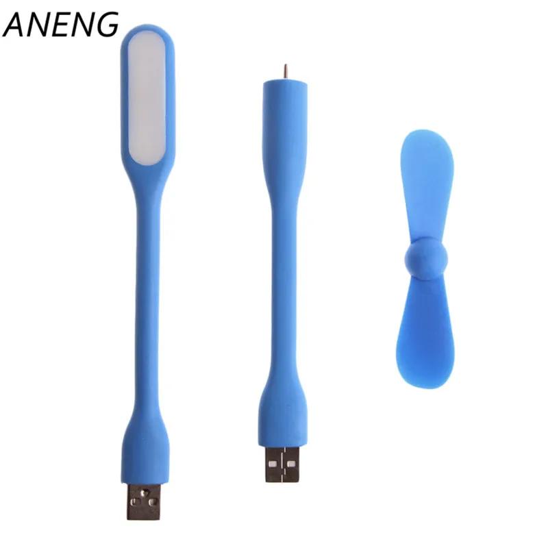 Творческий вентилятор USB Гибкие Портативный мини и светодиодный свет LamFor Xiaomi